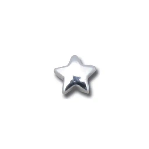 [i_embout_vis_acier_VD7918] Embout Piercing - Acier - Vis en forme d'étoile 7918