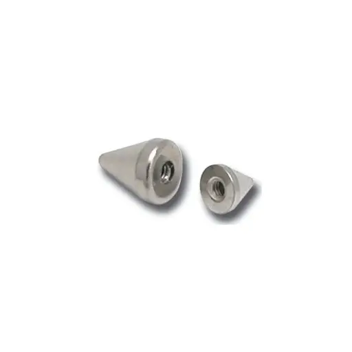 Embout Piercing - Acier - Vis en pointe 14