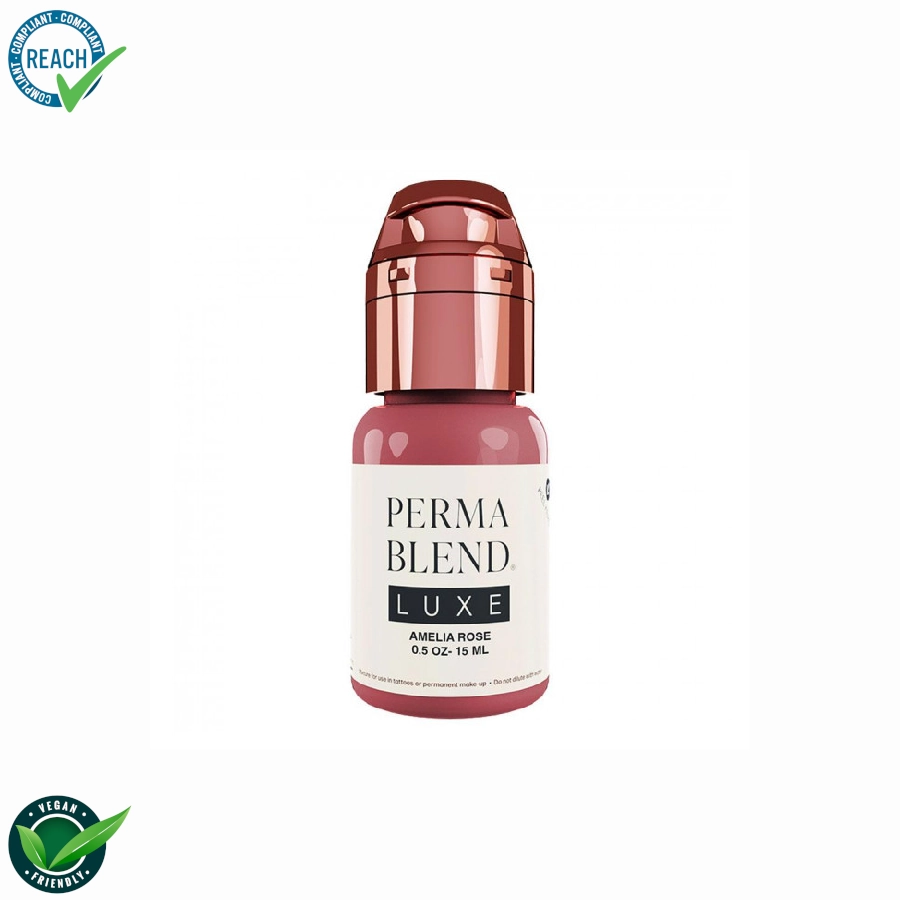 [ki_perma_blend_luxe_amelia_rose-LXAR1] Pigment Pmu Rose - Perma Blend Luxe Amelia Rose - Melange pour le maquillage permanent REACH 15ml