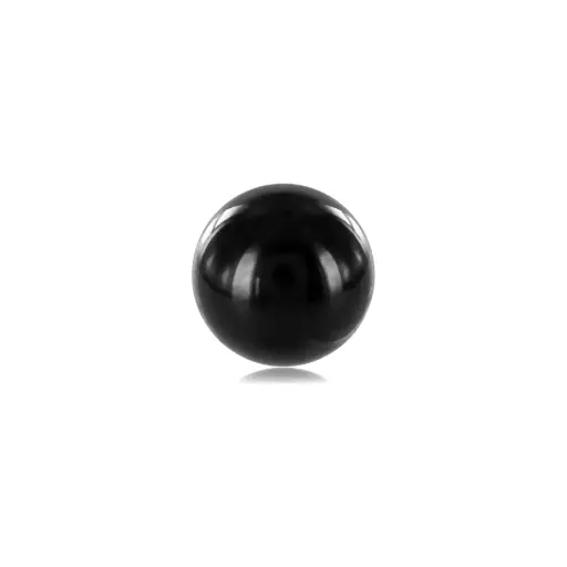 Embout Piercing - Titane Noir - Boule en titane noir