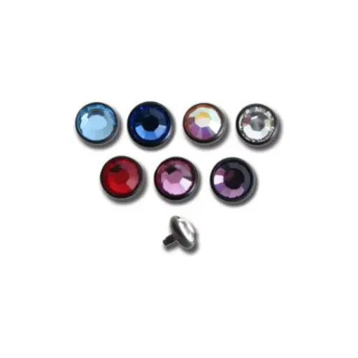 Embout Piercing - Titane - Embout avec pas de vis interne 73