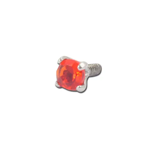 Embout Piercing - Acier - Embout avec pas de vis interne 83