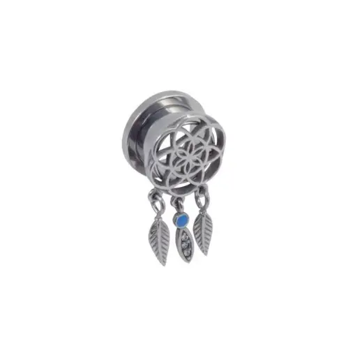 Piercing Écarteur - Acier Gamme Itc - Écarteur tunnel en acier vissable dream catcher*