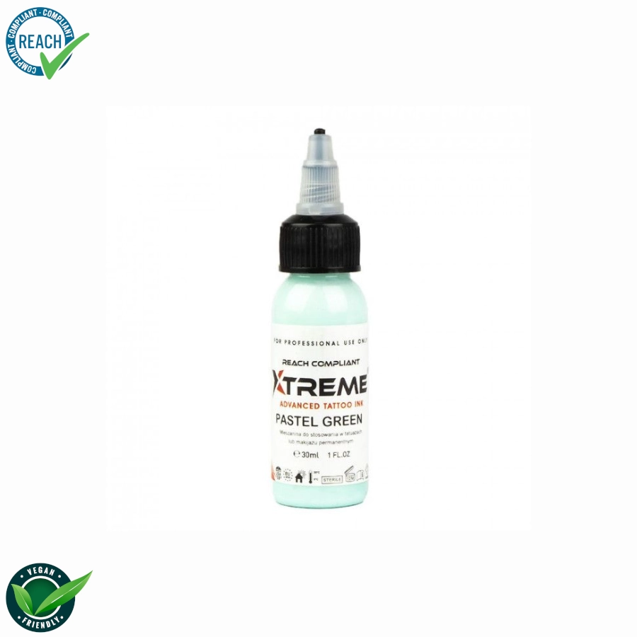 [p_xtreme_pastel_green] Xtreme Ink Pastel Green - Mélange pour le tatouage encre REACH 30ml