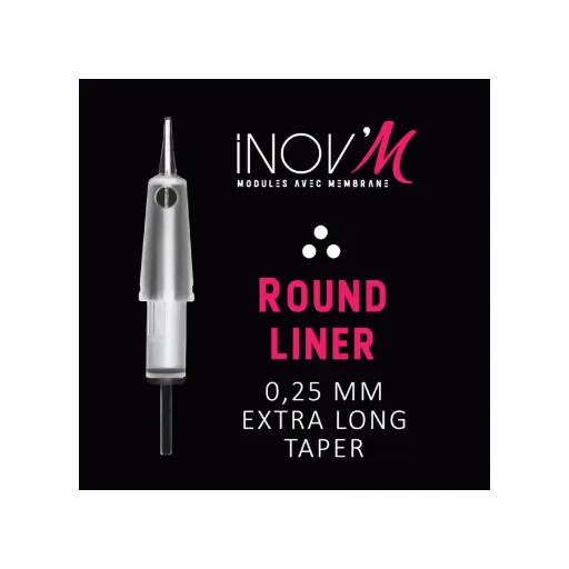 Cartouche Inov'M - Boîte de cartouches Round Liner 0,25 Extra Long Taper 