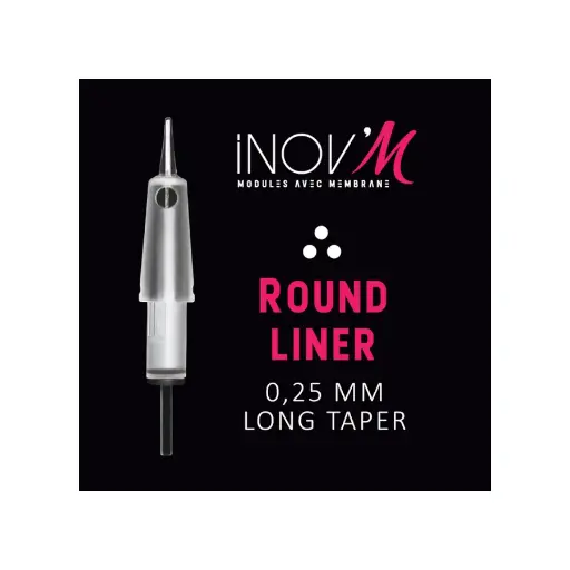 Cartouche Inov'M - Boîte de cartouches Round Liner 0,30 Long Taper 