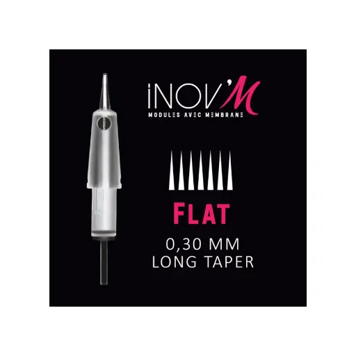 Cartouche Inov'M - Boîte de cartouches Flat 0,30 Long Taper