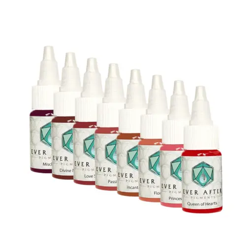[b_NON_REACH_pigment_ever_after_set_levre-760325] Pigment Pmu - Ever After - Set de 8 pigments pour l'entraînement au maquillage permanent lèvres non reach 8 x 15 ml*
