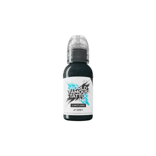 Encre Tattoo Grise - World Famous Ink Limitless JF Grey - Mélange pour le tatouage encre REACH 30 ml