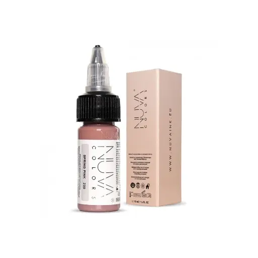 Pigment Pmu - Nuva Colors - Lip 230 Spring Pink - Mélange pour le maquillage permanent REACH 15 ml 