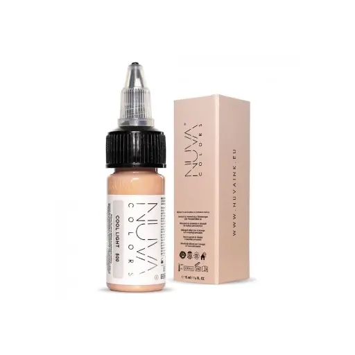 Pigment Pmu - Nuva Colors - 500 Cool Light - Mélange pour le maquillage permanent REACH 15 ml