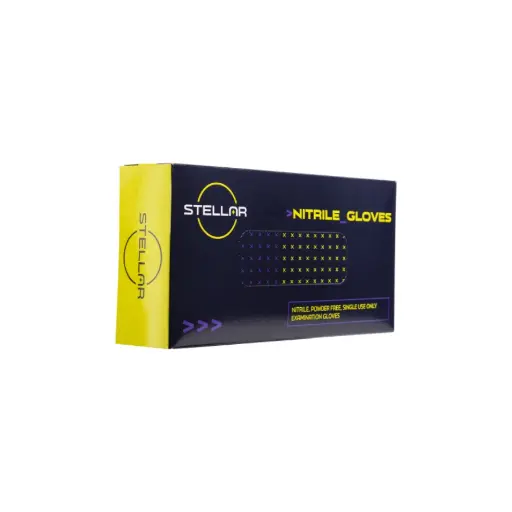 Gant Tattoo - Stellar Nitrile - Boîte de 100 gants noirs en nitrile pour les tatoueurs et pierceurs*