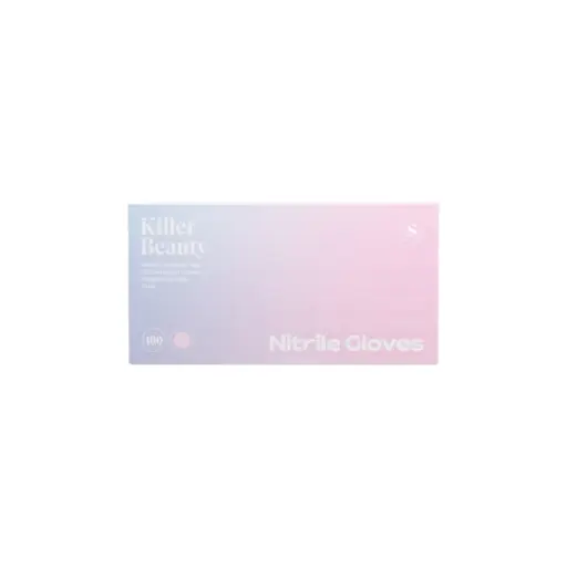 Killer Beauty - Boîte de 100 gants en nitrile rose 
