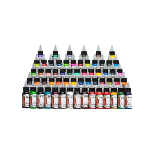 Eternal Ink Set - Encre artistique pour entraînement tatouage NON REACH 60 x 30 ml