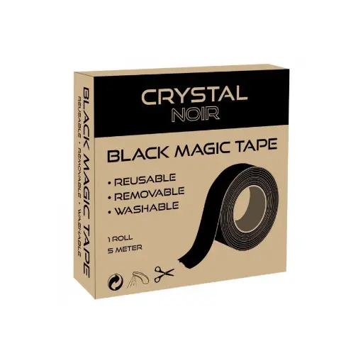 [tl_crystal_black_magic_tape] Accessoire Godet Encre Tattoo - Crystal Noir - Ruban adhésif double face repositionnable pour le maintien des caps 