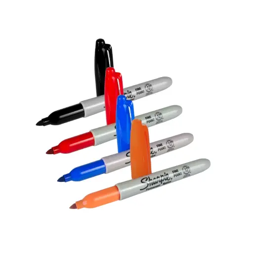 Feutre Tattoo - Sharpie Fine Point 1 mm Markers - Feutre pour le dessin tatouage freehand (4 coloris)*