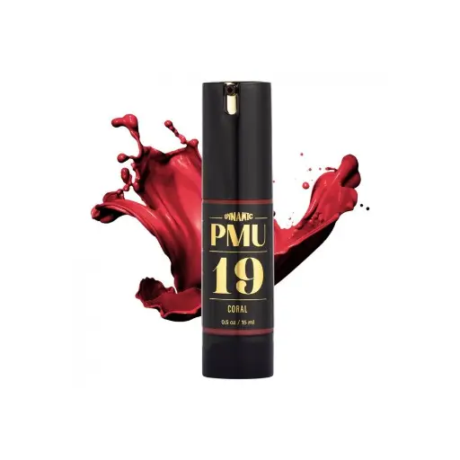 Pigment Pmu Rouge - Dynamic Pmu - 19 Coral - Mélange pour le maquillage permanent REACH 15 ml