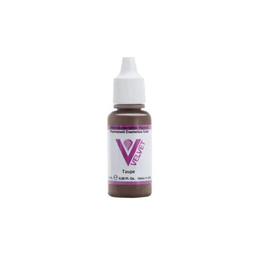 Pigment Pmu Marron - Li Pigments Velvet Global - Taupe - Mélange pour le maquillage permanent REACH 15 ml