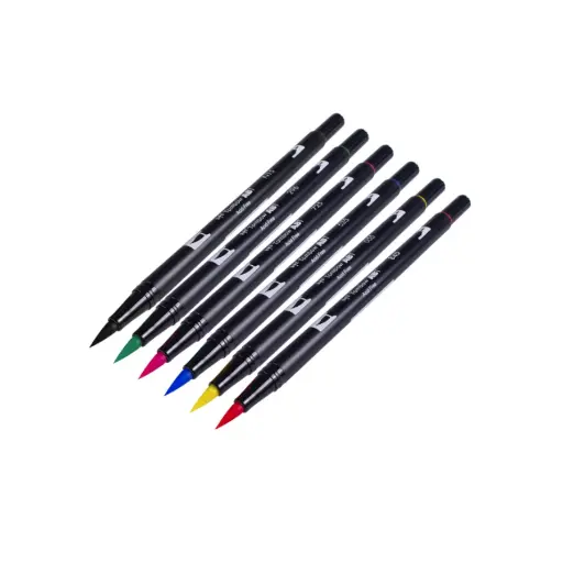 Tombow - Feutres pinceaux 2 embouts idéal freehand tatouage et dessin tattoo 