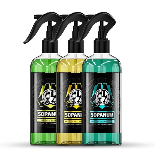 Savon Tattoo - The Inked Army Tattoo Soap Sopanum - Savon vert prêt à l'emploi 500 ml