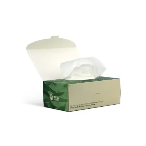 Essuyage Tatouage - The Inked Army - Lingettes hygiéniques Bamboo - Paquet de 100