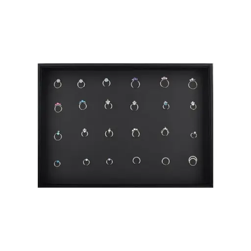 [ns_presentoir-DIS-91] Boîte Présentoir à Bijoux de Perçage Simili Cuir