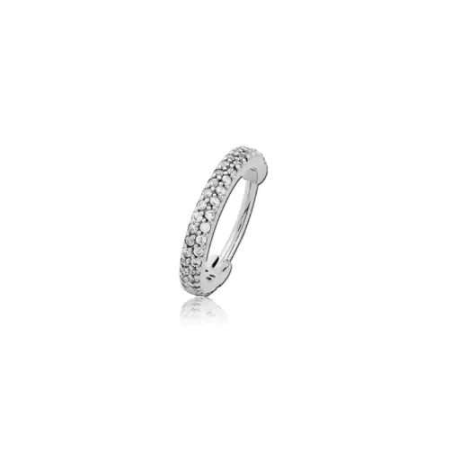 [p_anneau_acier-BHJ42] Piercing Anneau - Acier 316L - Anneau à charnière 49 0,8 x 8 mm
