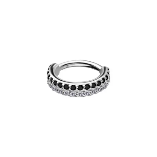 Piercing Anneau - Acier 316L - Anneau à charnière 09 avec accessoire (2 tailles)  (copie)