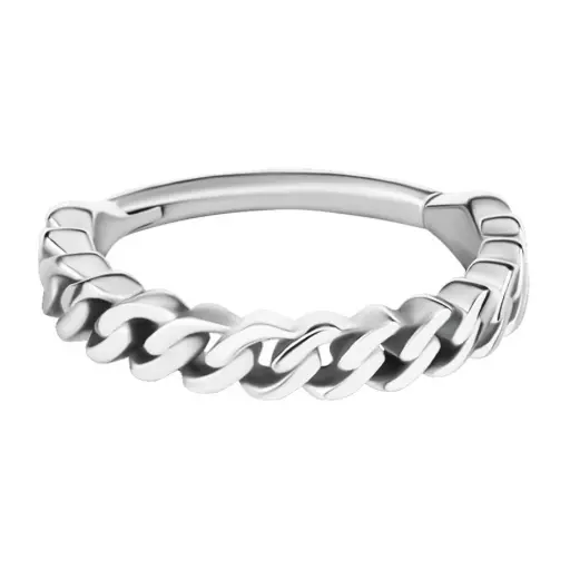 Piercing Anneau - Acier 316L - Anneau à charnière 23 - 1.2 x 10 mm