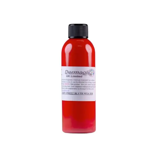Encre Entrainement Tattoo Rouge - Dermaglo Light Red - Encre artistique pour entrainement au tatouage NON REACH*