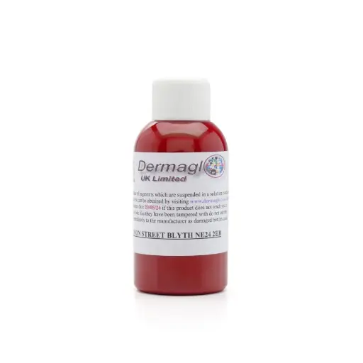 Encre Entrainement Tattoo Rouge - Dermaglo Deep Crimson Red - Encre artistique pour entrainement au tatouage NON REACH*