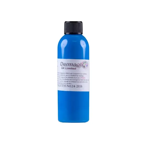 Encre Entrainement Tattoo Bleue - Dermaglo Light Blue - Encre artistique pour entrainement au tatouage NON REACH*