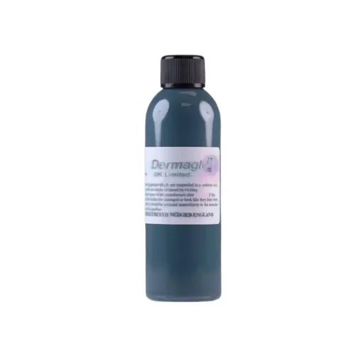 Encre Entrainement Tattoo Grise - Dermaglo Blue Grey - Encre artistique pour entrainement au tatouage NON REACH*
