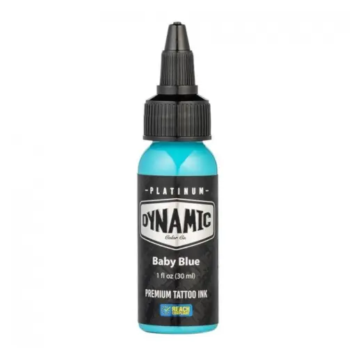 [tl_REACH_encre_dynamic_platinum_baby_blue "ki"] Encre Tattoo Bleu - Dynamic Color Platinum Baby Blue - Melange pour le tatouage encre REACH 30 ml