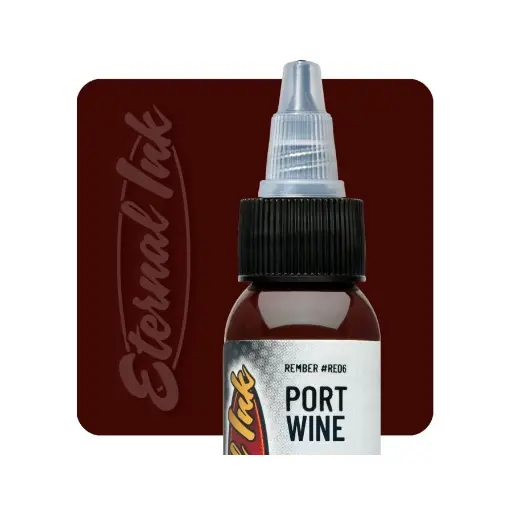 [b_encre_eternal_port_wine-750821] Eternal Ink Rember Port Wine - Encre artistique pour entraînement tatouage NON REACH