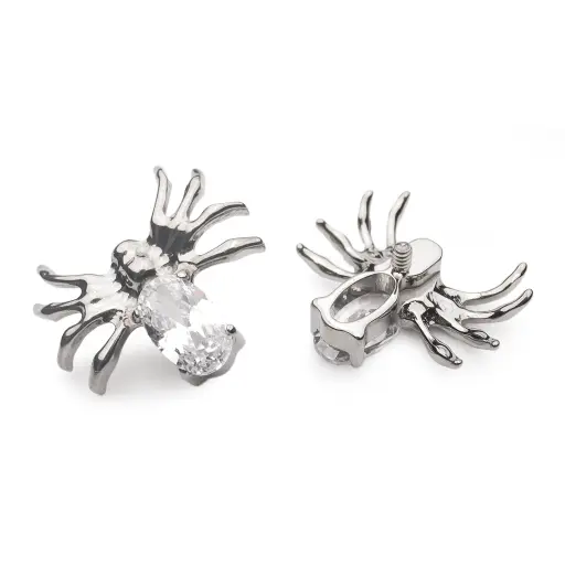 [ns_embout_203-p203_09] Embout Piercing - Titane F136 Gamme Hand Ink - Embout 203 avec pas de vis interne interne araignée strass 11 mm* 