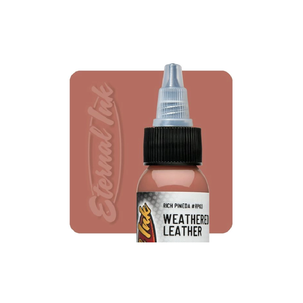 [b_encre_ternal_weathered_leather-731265] Eternal Ink Rich Pineda Weathered Leather - Encre artistique pour entraînement tatouage NON REACH