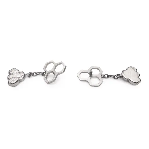 [ns_embout_286-p286_09] Embout Piercing - Titane F136 Gamme Hand Ink - Embout 286 en titane f136 avec pas de vis interne 0,9 mm pour piercing 1,2 mm abeille 7 mm*