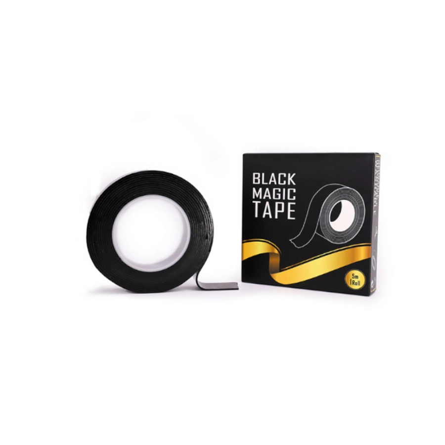 [i_magic_tape-ZH024] Accessoire Godet Encre Tattoo - Black Magic Tape - Ruban adhésif double face repositionnable pour le maintien des caps