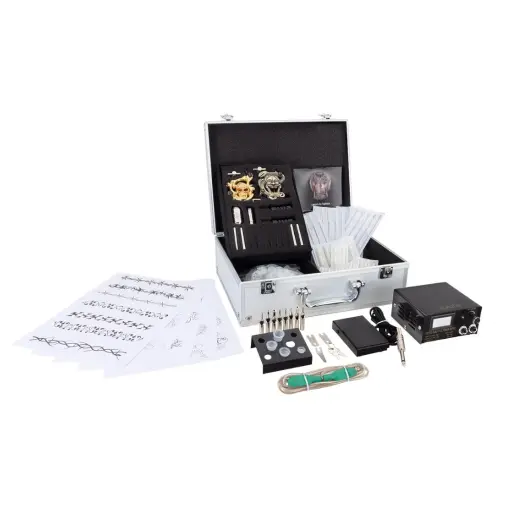 [ki_kit_apprenti_basique-TAT-KIT-001EU] Kit Apprentie - Kit Bobine n°1 Basique - Kit de tatouage pour apprentissage*