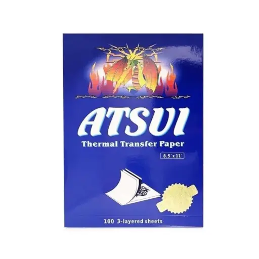 Transfert Tattoo - Papier Transfert Atsui New Formula - Papier carbone pour thermocopieur liasse de transfert*