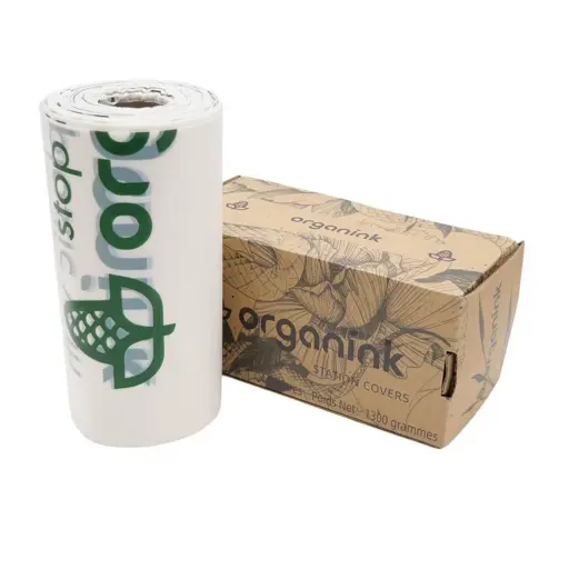 [o_protection_mobilier_film_biodegradable] Protection Tattoo - Organink Film Alimentaire Biodégradable - Rouleau de film de protection pour mobilier de tatouage 40 m*