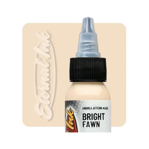 [b_NON_REACH_encre_eternal_bright_fawn-750806] Eternal Ink Andrea Afferni Bright Fawn - Encre artistique pour entraînement tatouage NON REACH