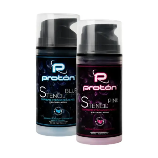 Stencil Tattoo - Proton Supreme Strongers Stencil - Solution de transfert pour la pose de papier transfert airless 100 ml*