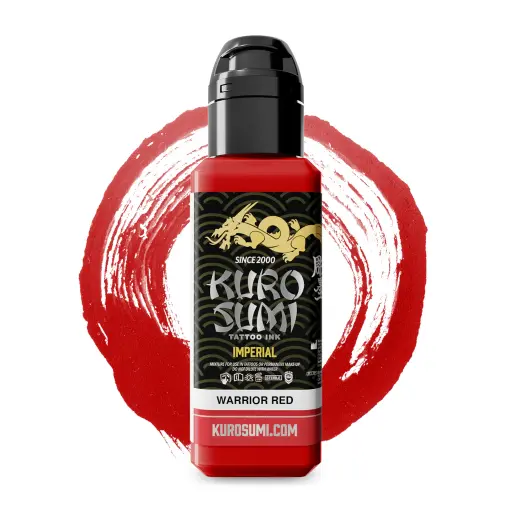 Encre Tatouage Rouge - Kuro Sumi Impérial Warrior Red - Mélange pour le tatouage encre reach*