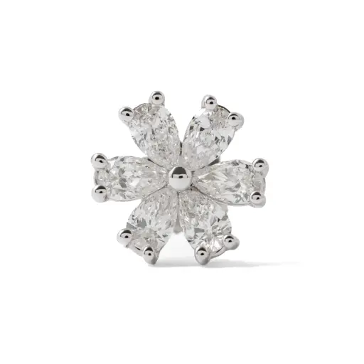 Piercing Labret - Titane Astm F136 Stérile - Labret 177 avec pas de vis interne largeur embout 7 mm*