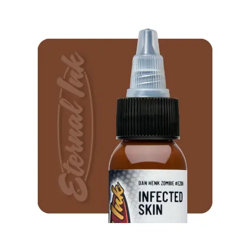 [b_NON_REACH_encre_eternal_infected_skin] Eternal Ink Zombie Colours Infected Skin - Encre artistique pour entrainement tatouage NON REACH