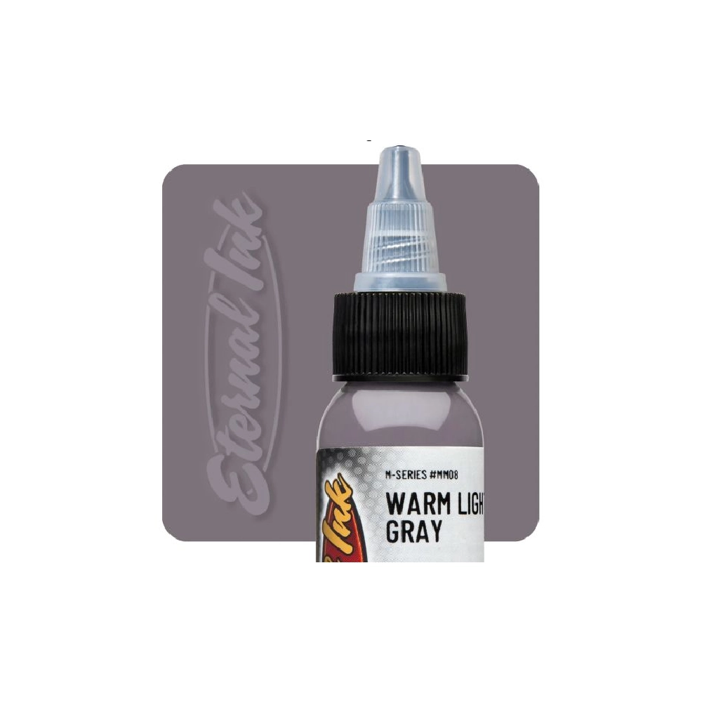 Eternal Ink M Series Warm Light Grey - Encre artistique pour entrainement tatouage NON REACH