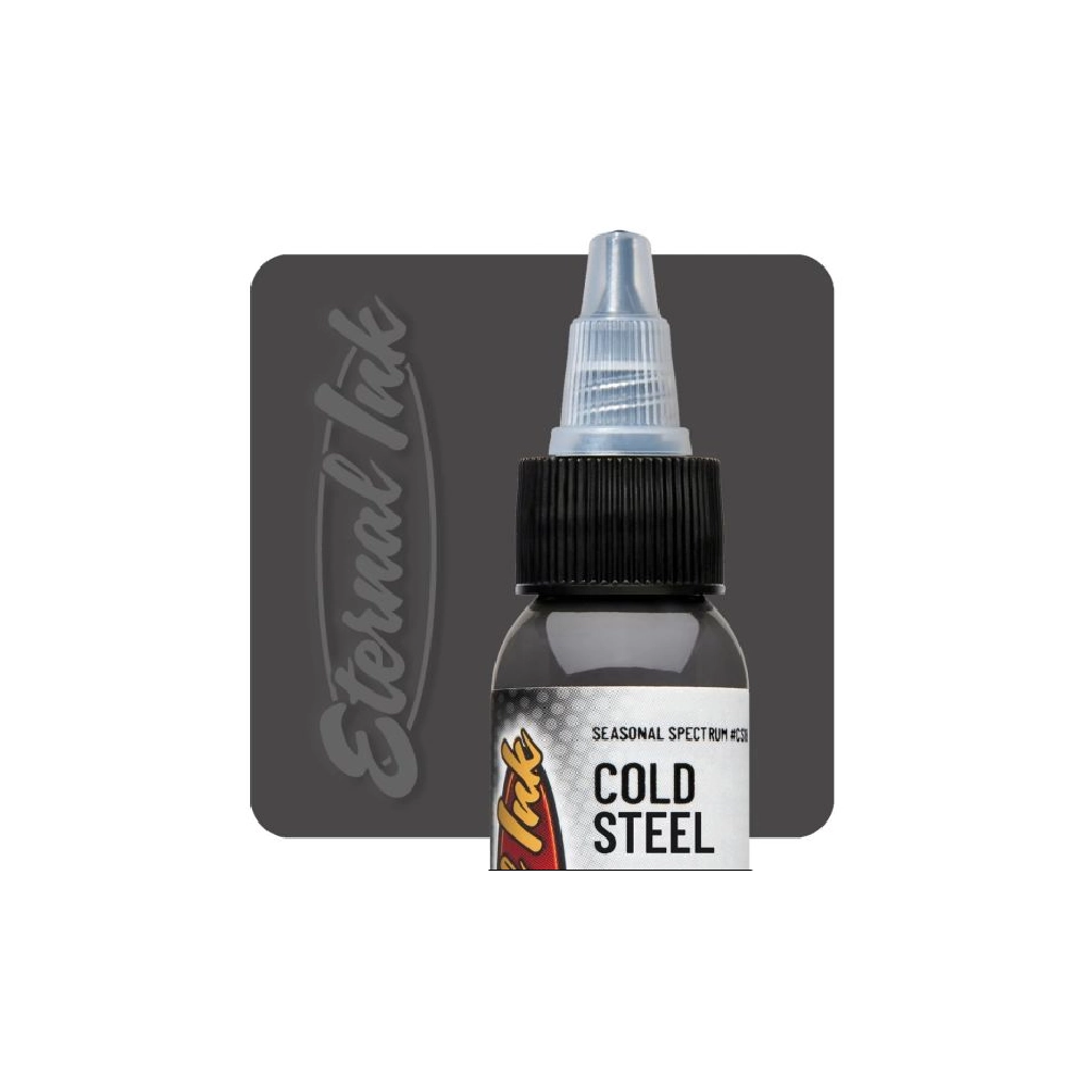 Eternal Ink Seasonal Spectrum Cold Steel - Encre artistique pour entrainement tatouage NON REACH