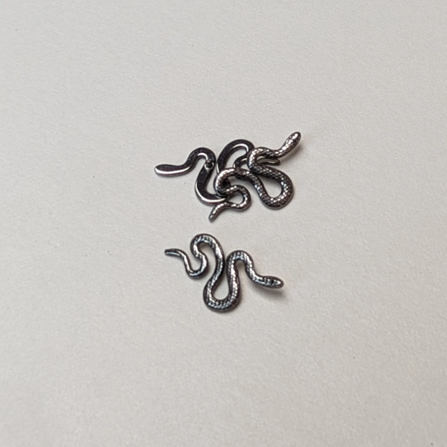 Embout Piercing - Titane F136 Gamme Hand Ink - Embout 184 avec pas de vis interne serpent